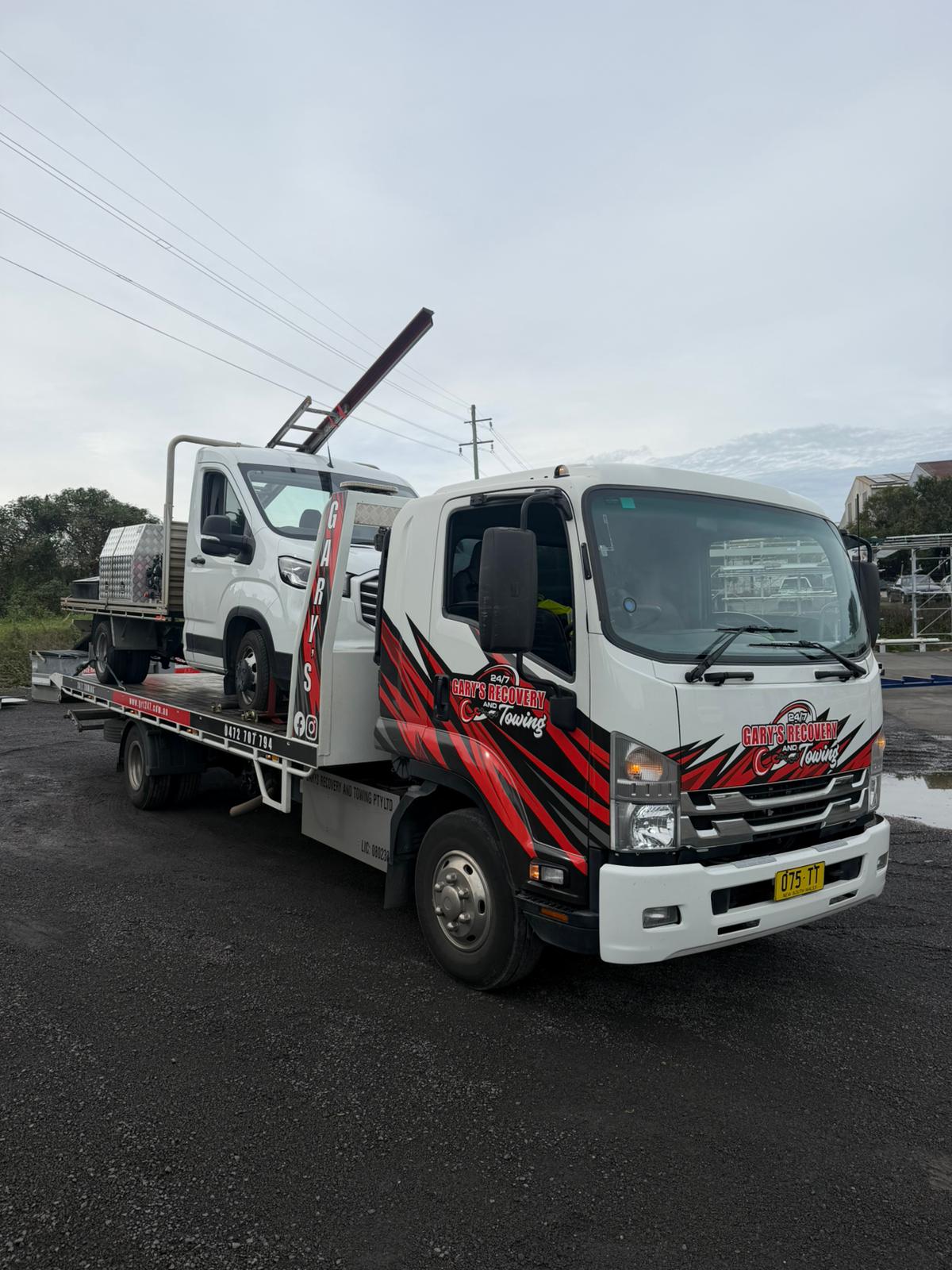 Gary's Recovery & Towing fleet at work